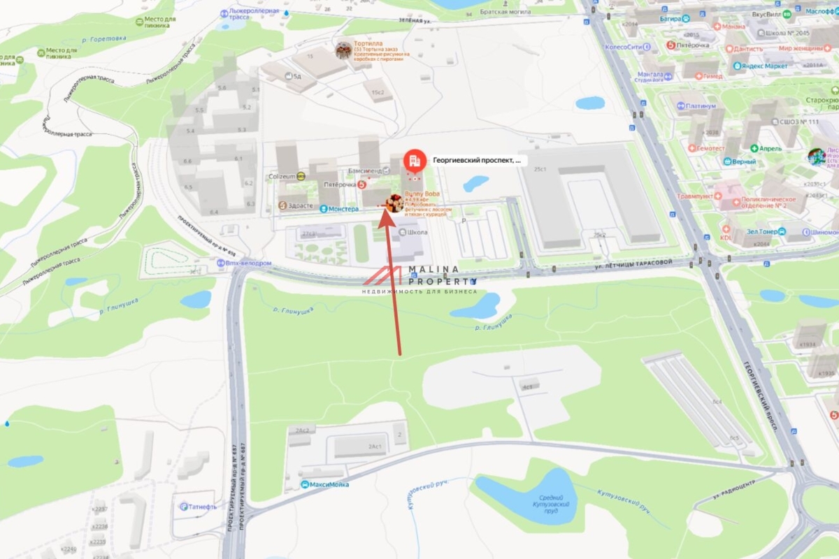 Продажа торгового помещения в ЖК "Зелёный парк" 