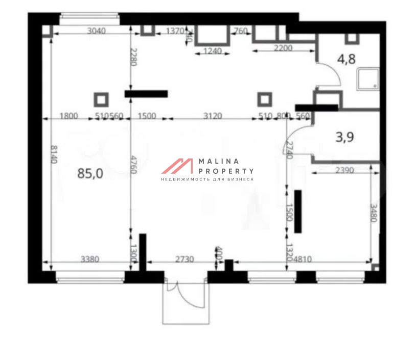 Аренда торгового помещения в ЖК "1-й Ясеневский" 