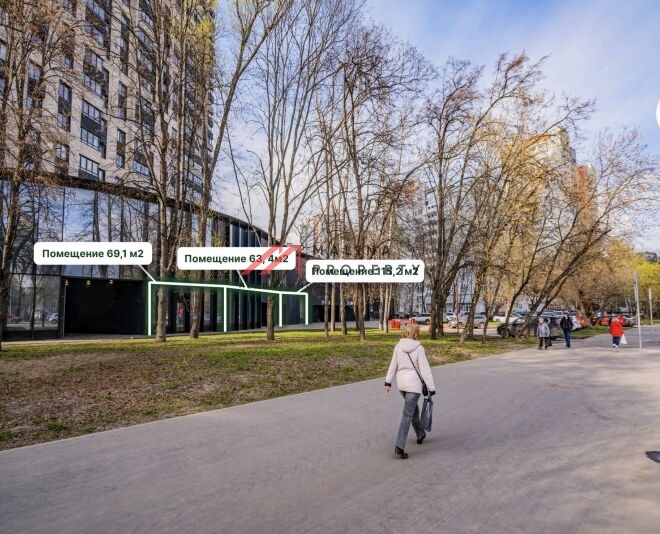 Продажа помещения в жилом комплексе Фестиваль парк