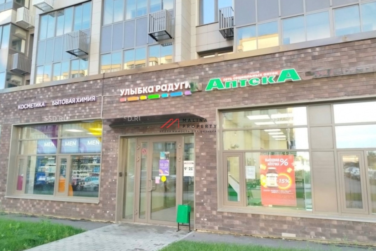 Продажа помещения с арендатором в ЖК "Пироговская Ривьера"