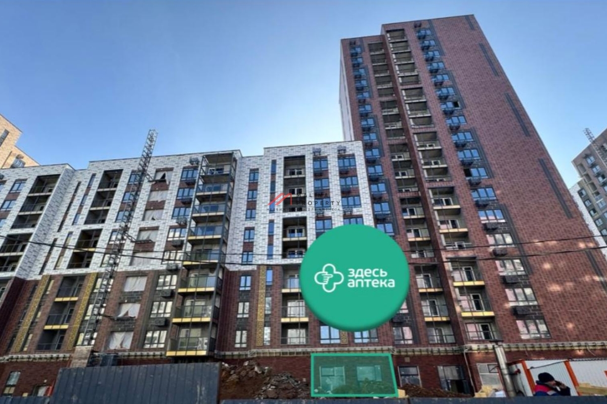 Продажа помещения с арендатором "Здесь аптека" в ЖК 1-й Ясеневский