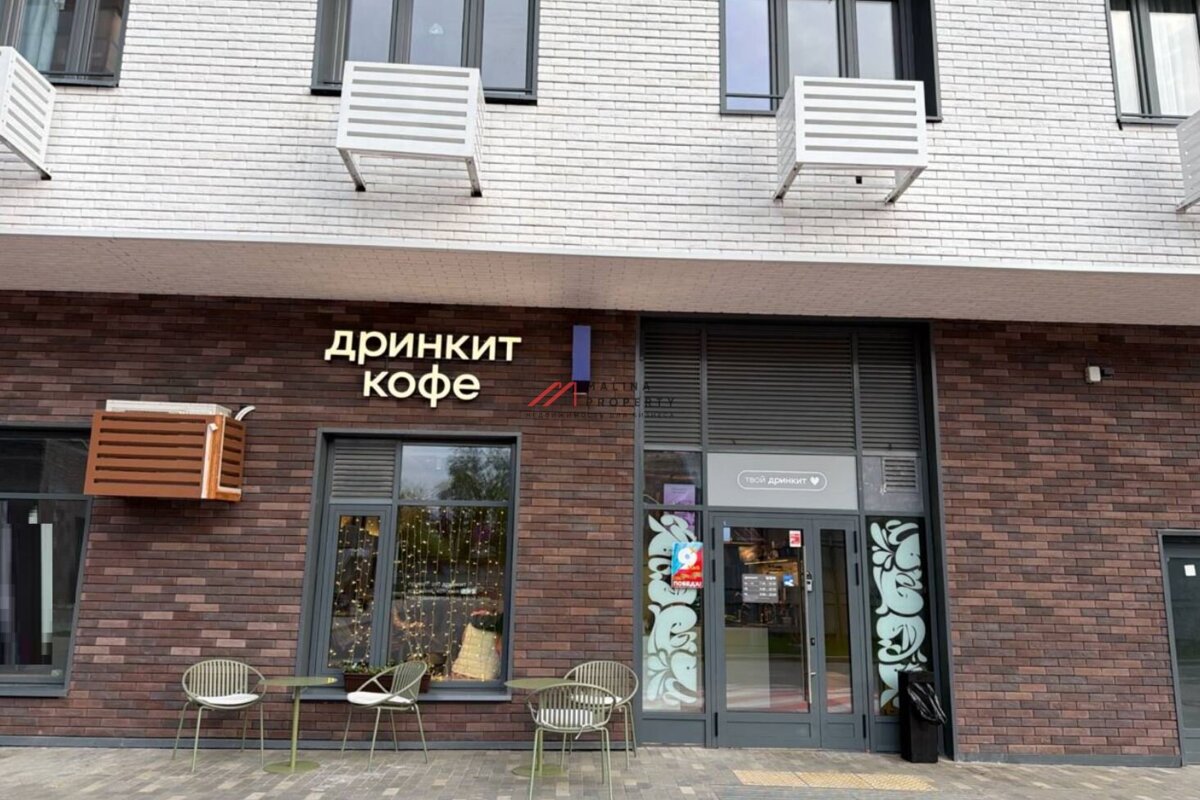 Продажа торгового помещения с арендатором Дринкит