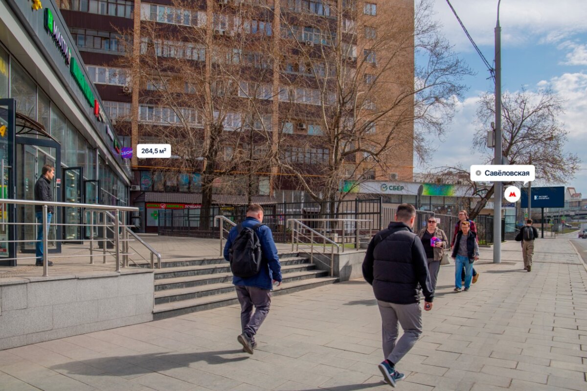 Продажа помещения с арендатором рядом с метро Савёловская 