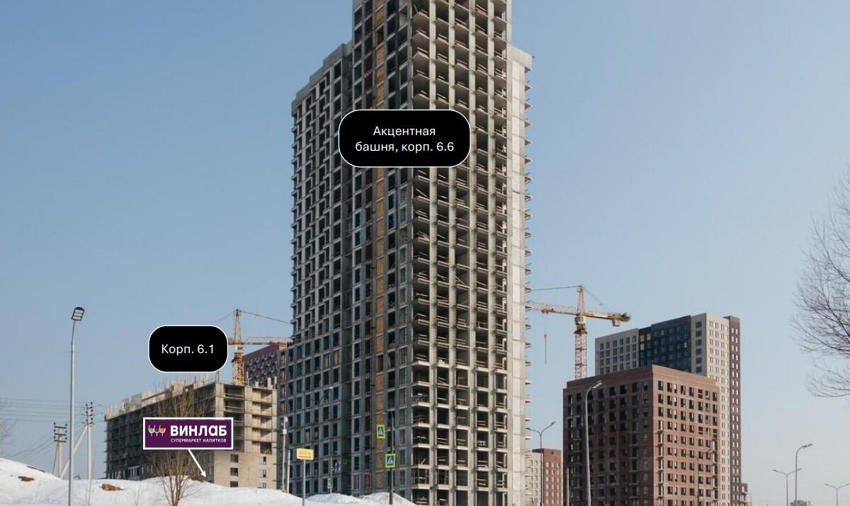 Продажа помещения с арендатором "Винлаб" в ЖК "Зелёный парк" 
