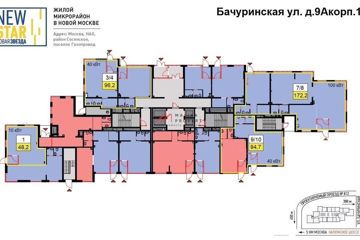 Продажа помещения с арендатором в Коммунарке