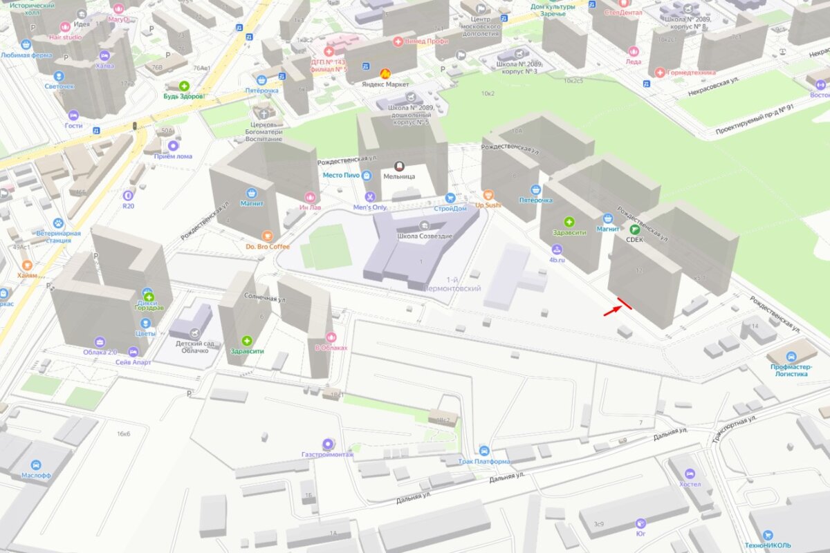 Аренда коммерческого помещения в ЖК "1-й Лермонтовский"