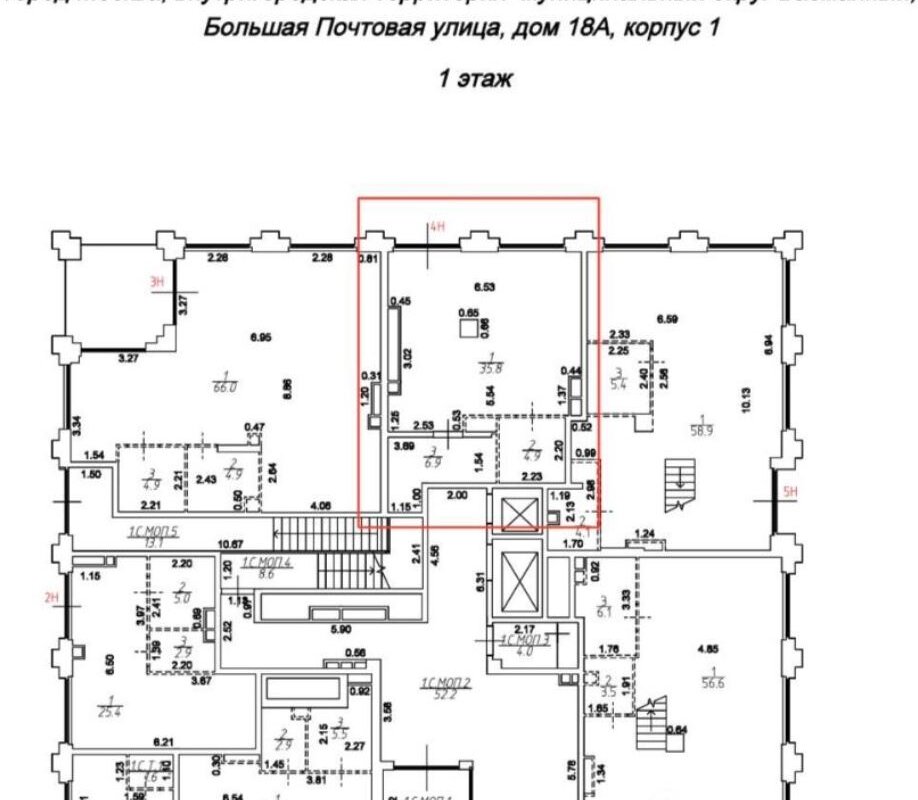 Продажа торгового помещения в ЖК «Левел Бауманская»