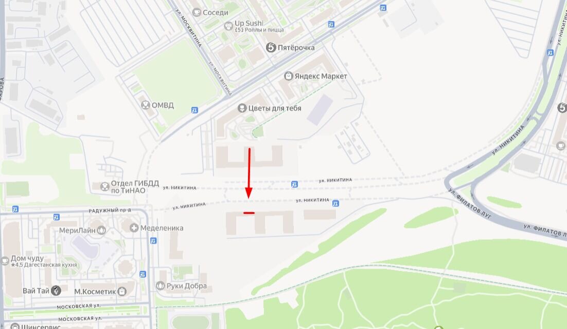 Продажа помещения в Первом Московском