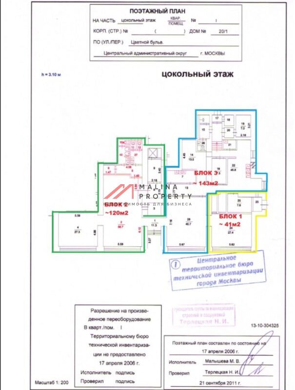 Аренда торгового помещения на Цветном бульваре 