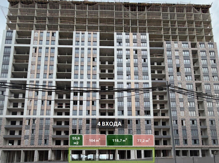 Продажа помещения под супермаркет в ЖК "1-й Донской"