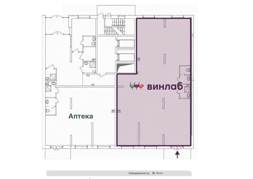 Продажа помещения с арендатором Винлаб