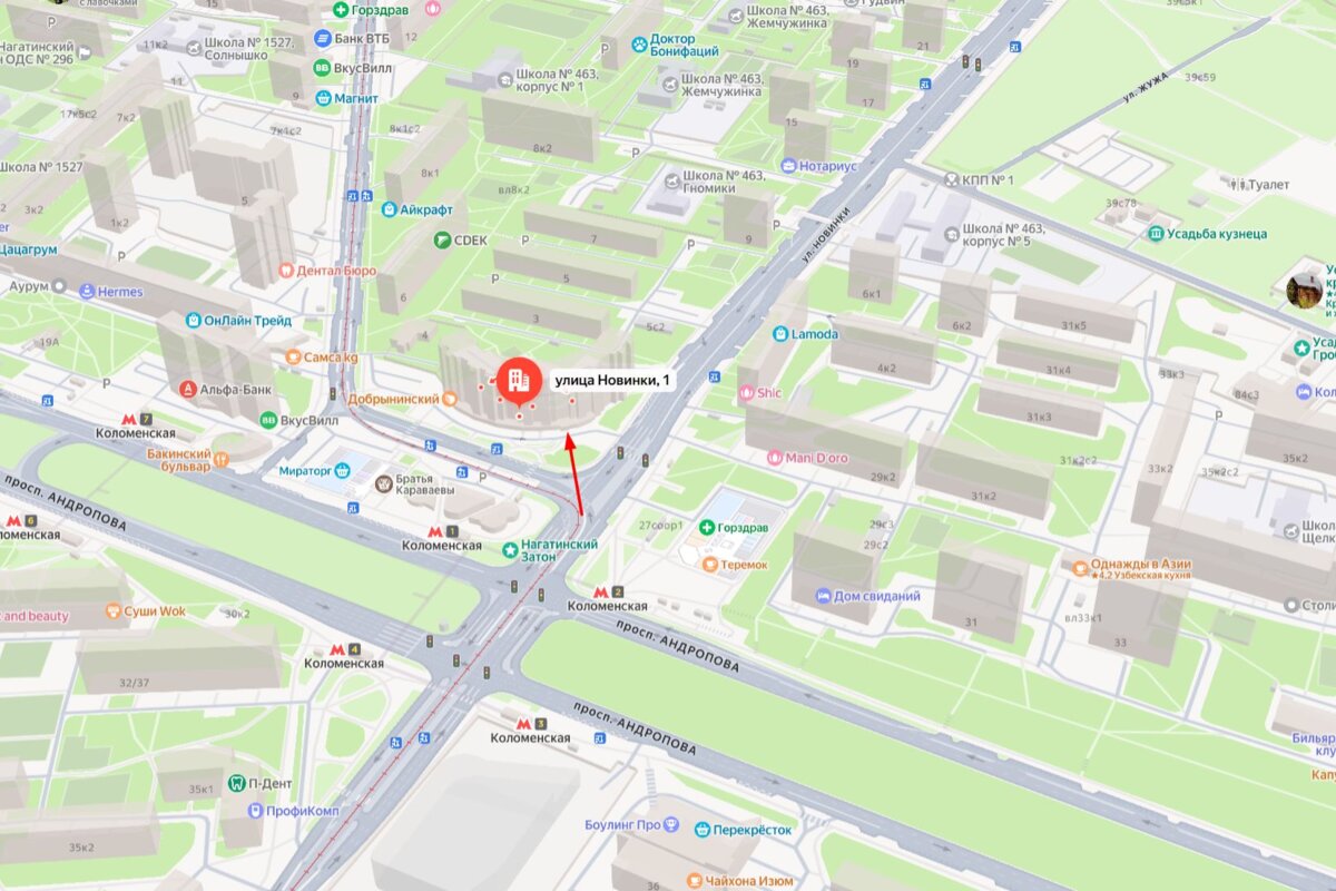 Аренда торгового помещения в 1ой минуте от м. Коломенская