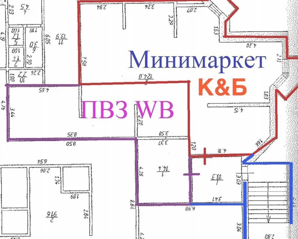 Продажа помещения с сетевыми арендаторами 
