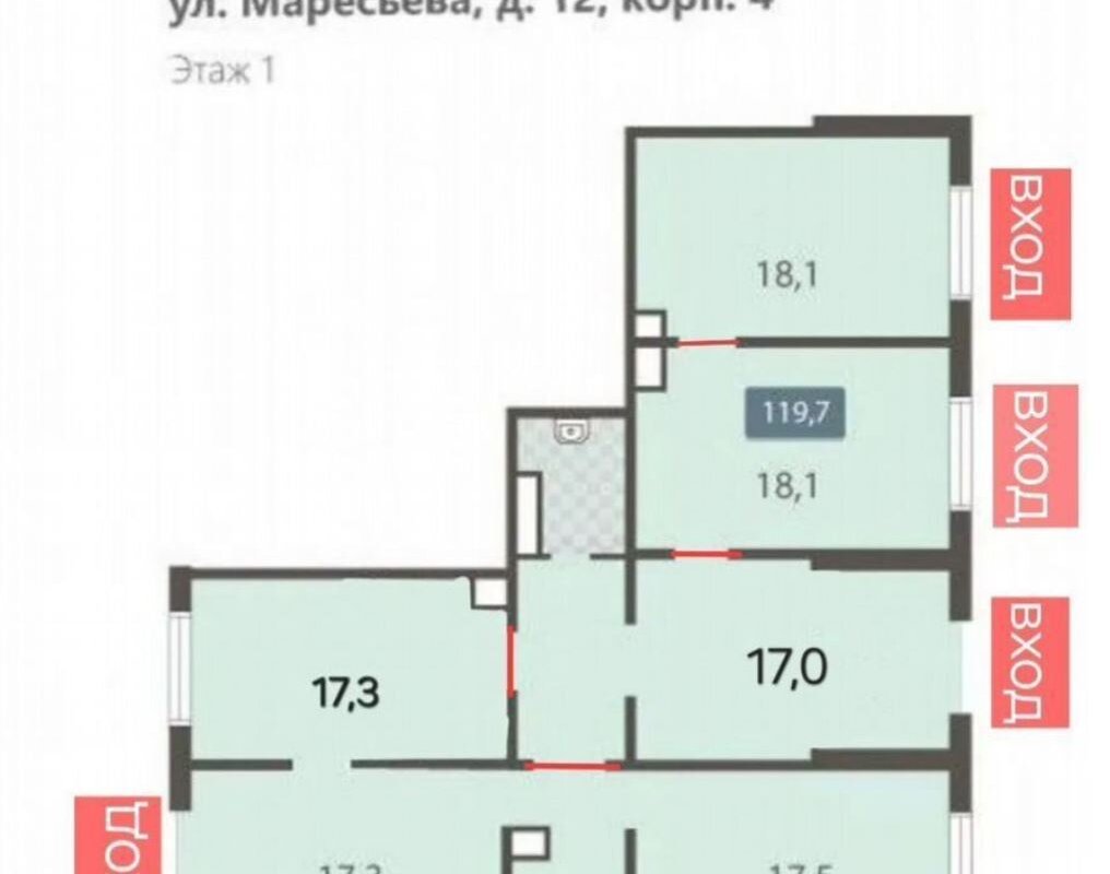 Продажа помещения с арендаторами в Некрасовке
