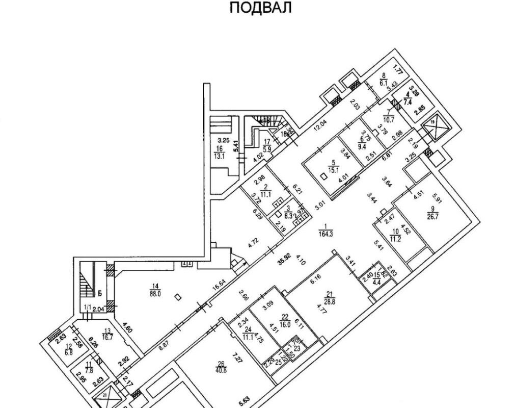 Продажа помещения с магазином  "Eurospar" на Бауманской
