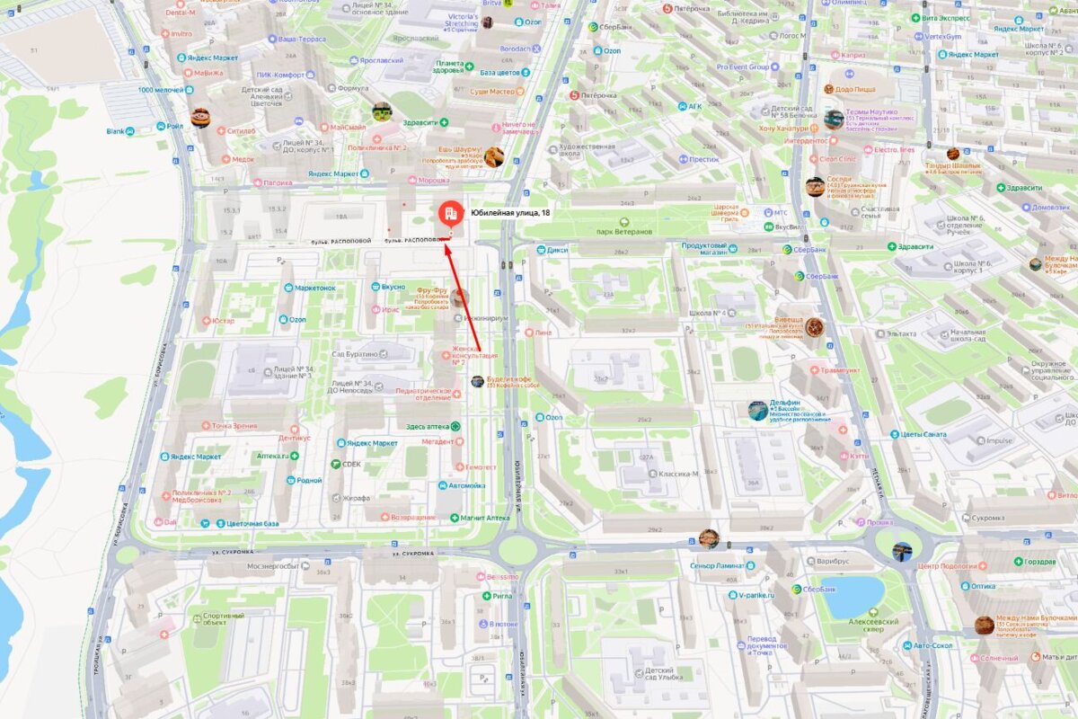 Аренда торгового помещения в ЖК "Ярославский" 