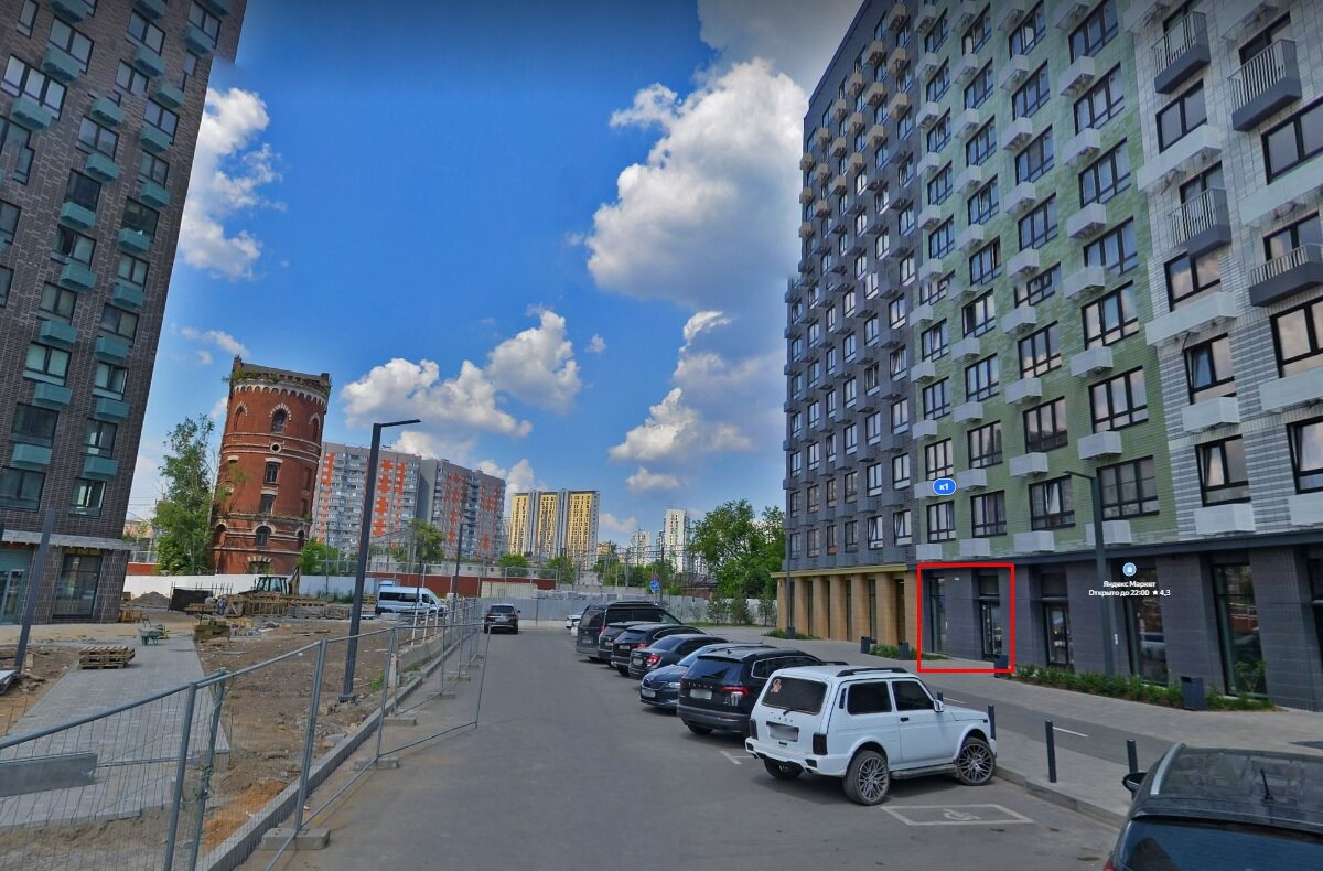 Аренда торгового помещения в ЖК "Яуза Парк" 