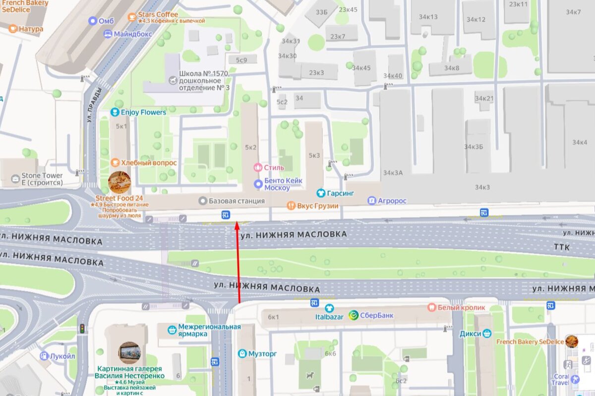 Продажа торгового помещения рядом с метро Савёловская 