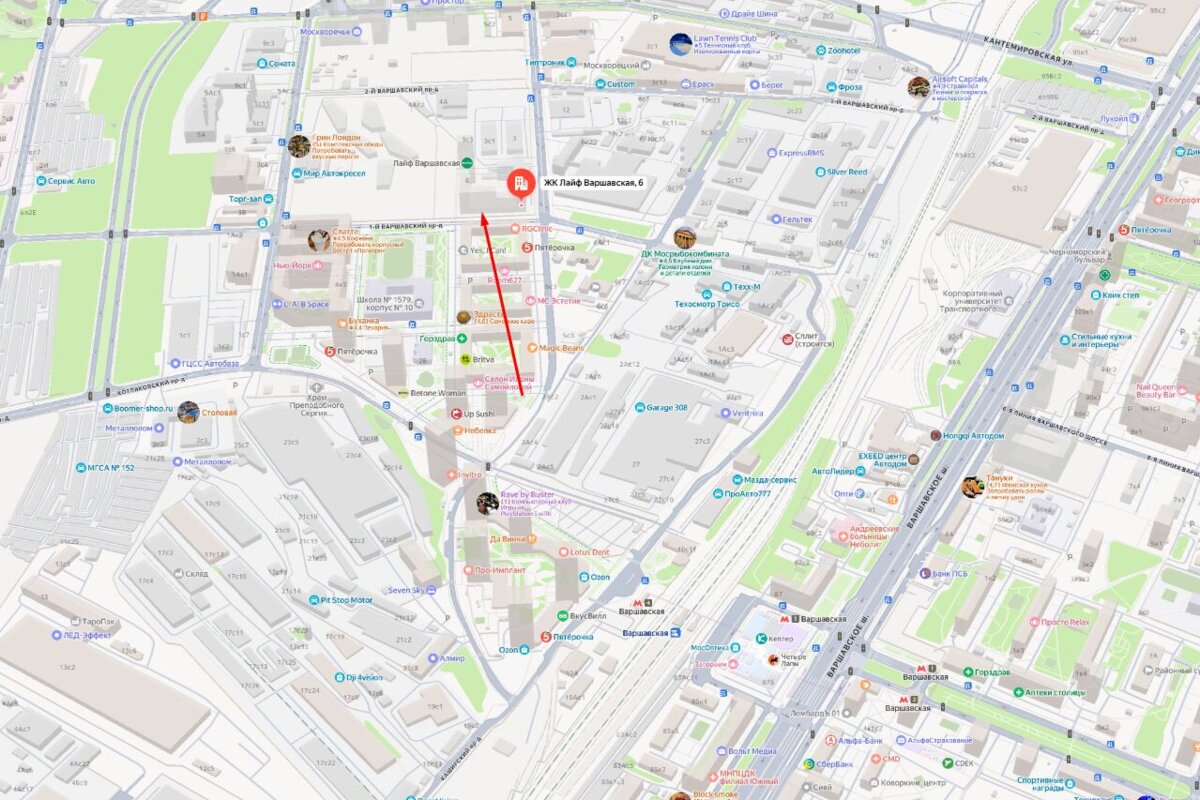 Продажа торгового помещения в ЖК "Лайф Варшавская"
