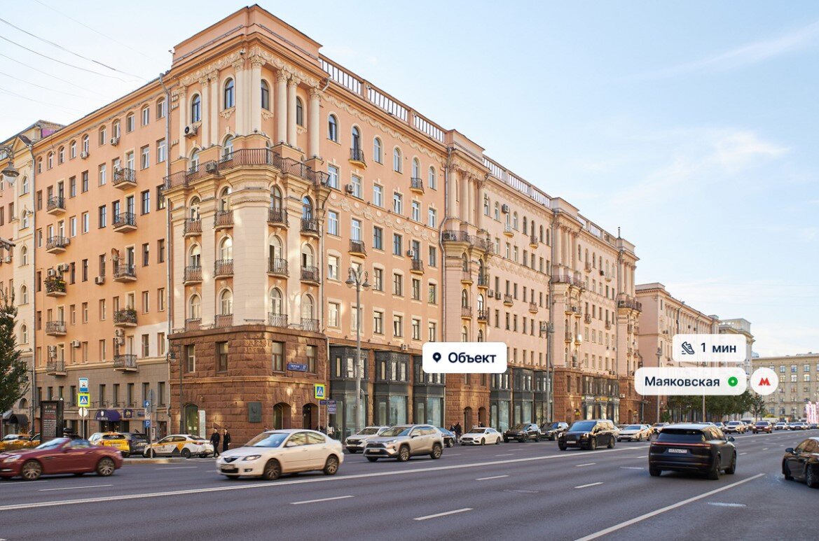 Продажа арендного бизнеса у метро Маяковская 
