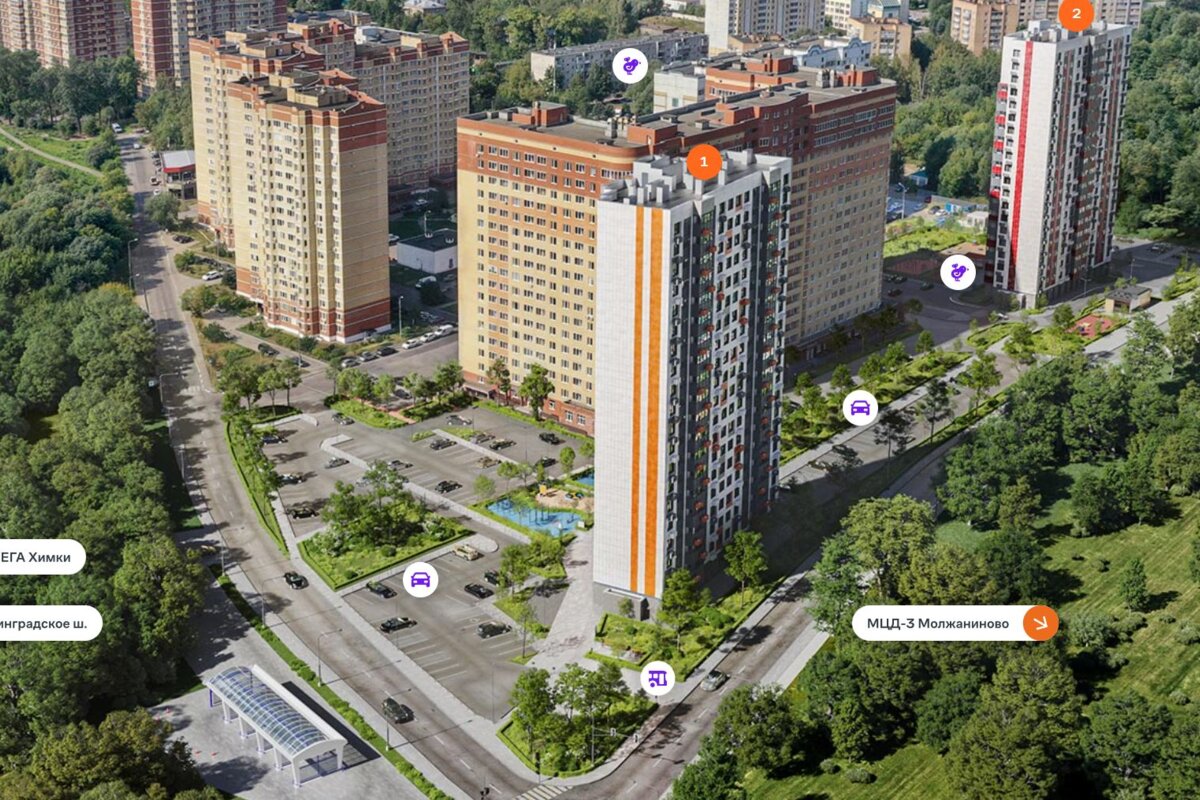 Продажа торгового помещения в ЖК «Химки Тайм»