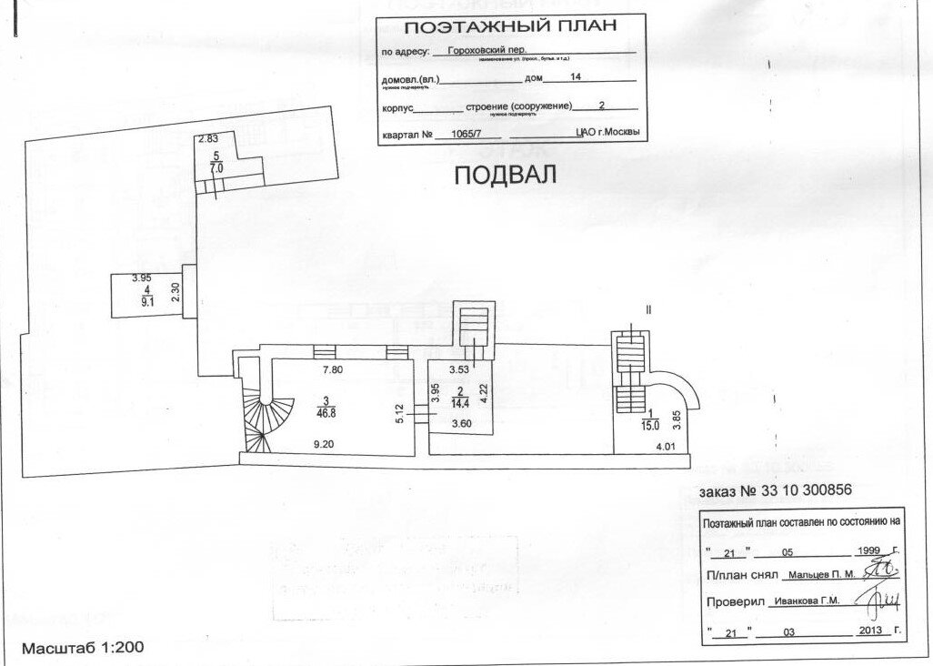 Продажа отдельно стоящего здания в Басманном районе