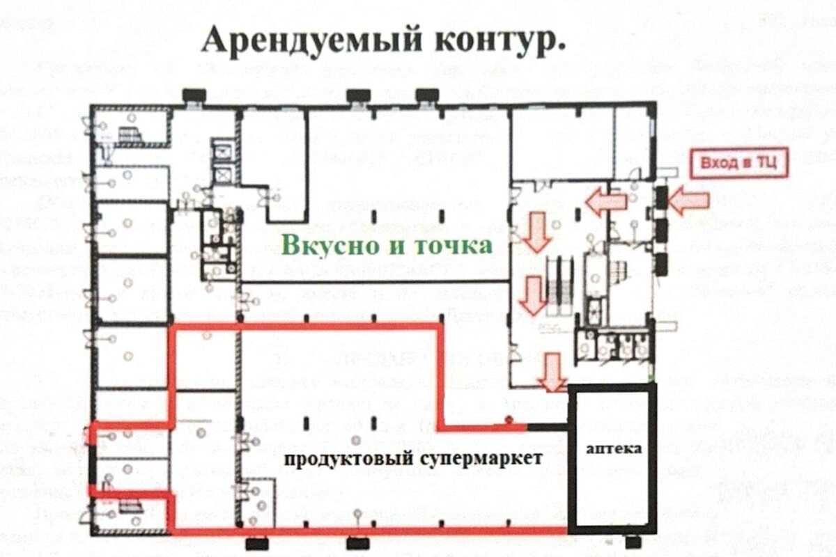 Продажа торгового помещения с супермаркетом Дикси. Окупаемость 8,9 лет.