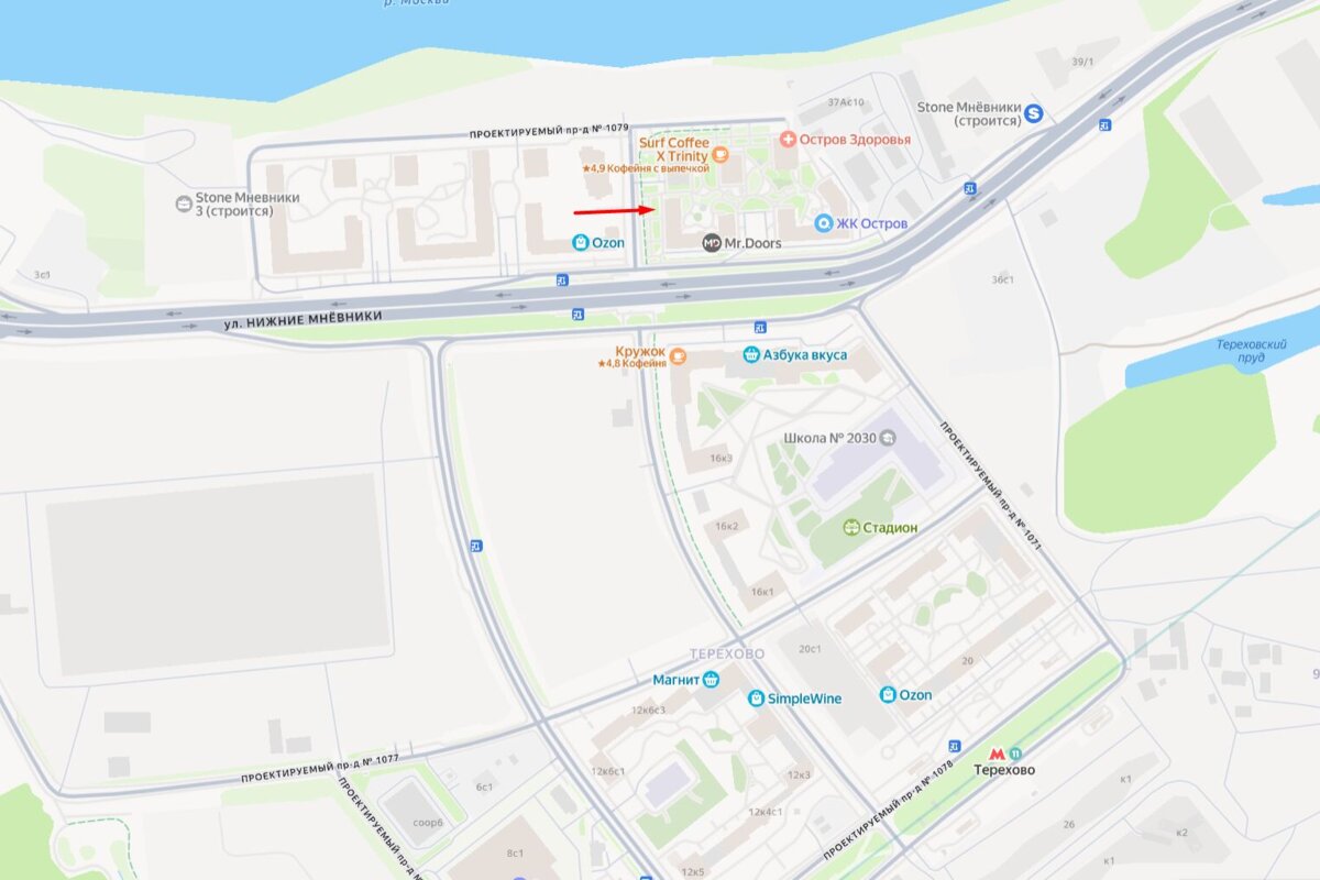 Аренда торгового помещения в ЖК "Остров"