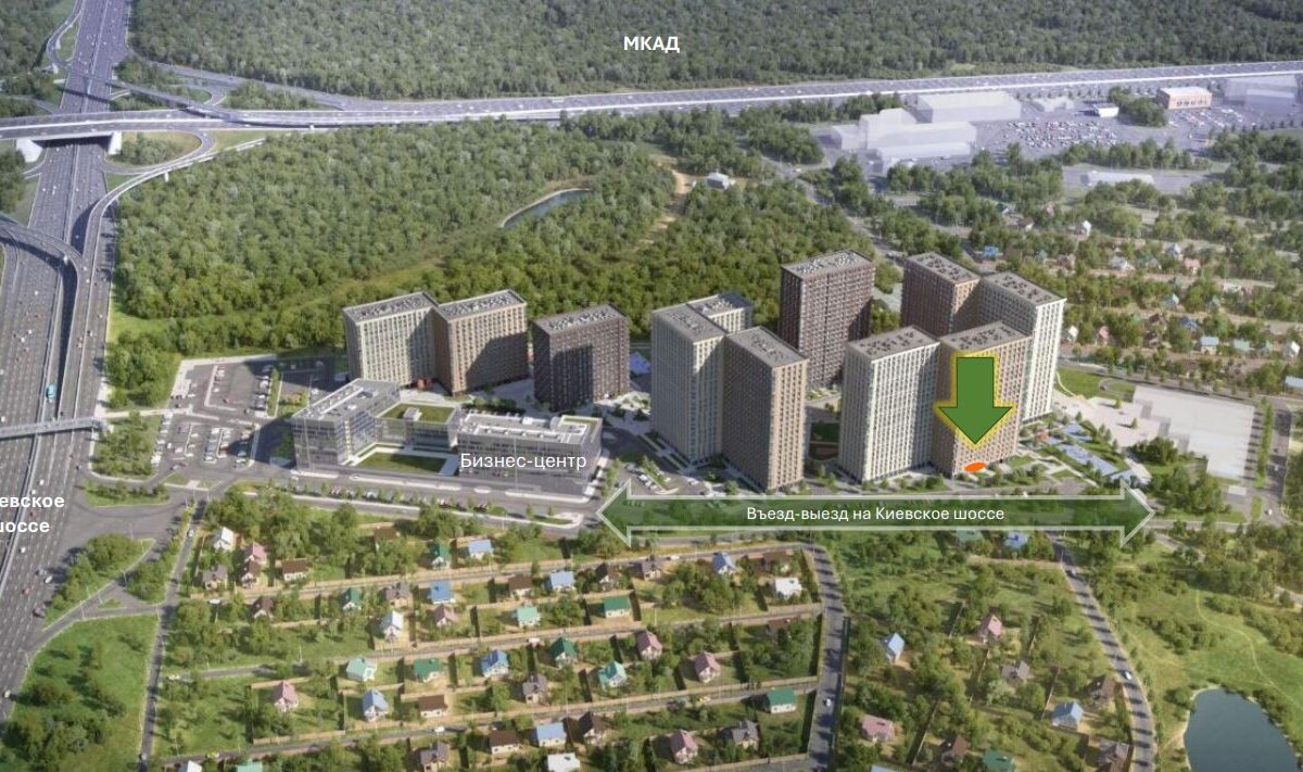 Аренда торгового помещения в ЖК "Тропарево парк" 