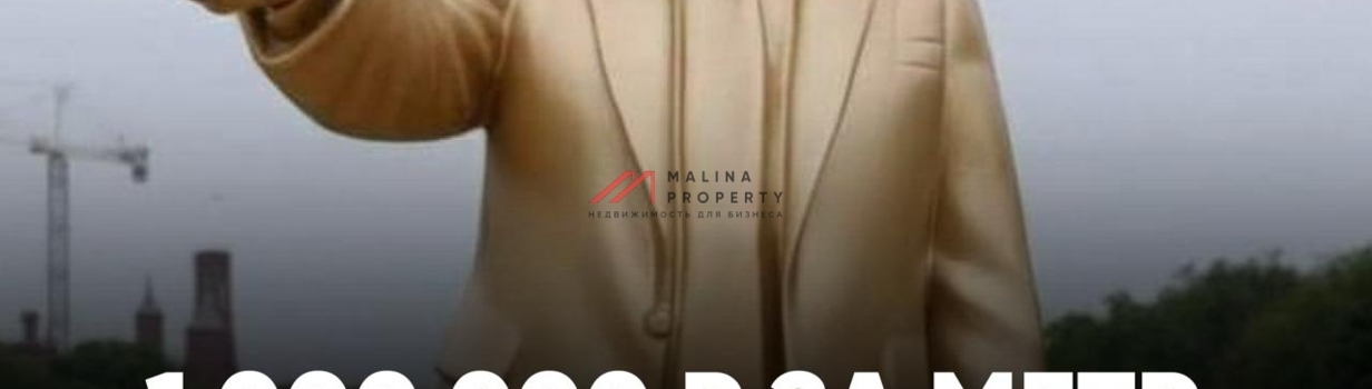 1 000 000 ₽ за метр. И это уже норма.