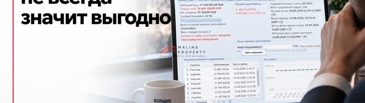 Аукцион — не всегда значит выгодно