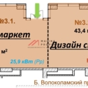 Продажа торгового помещения с арендаторами в ЖК "B’aires"