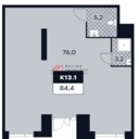 Продажа помещения в жилом комплексе ЮТУ