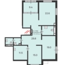 Аренда углового помещения в районе Речной вокзал 