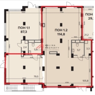 Аренда коммерческого помещения в ЖК "1ый Ленинградский"