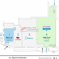 Продажа торгового помещения на Братиславской улице