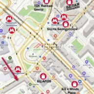 Аренда торгового помещения на выходе из метро "Белорусская"