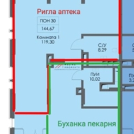 Продажа помещения с федеральными арендаторами в ЖК "Green Park"
