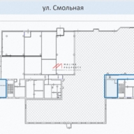 Продажа помещения с арендаторами на Смольной улице