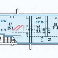 Продажа торгового помещения с арендатором в офисно-торговом комплексе