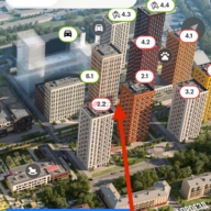 Продажа углового помещения с арендным бизнесом в ЖК "Волжский парк"