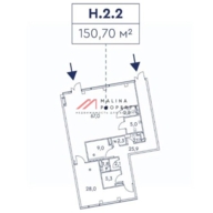 Продажа торгового помещения в ЖК "Мираполис"