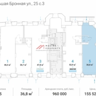 Продажа помещения с арендатором на Большой Бронной 