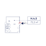 Продажа торгового помещения в ЖК Мираполис