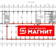 Продажа торгового помещения с супермаркетом Магнит