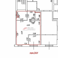 Аренда помещения на 1-й линии в ЖК "2-й Нагатинский" 