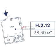 Продажа помещения в ЖК Мираполис, на гипертрафике
