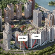 Продажа торгового помещения с арендатором "Магнит" в ЖК Спутник