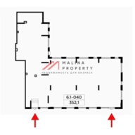 Продажа помещения с супермаркетом Дикси