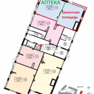 Продажа углового помещения с аптекой Горздрав в ЖК "Родные кварталы"